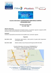 cooperazione territoriale europea programma med